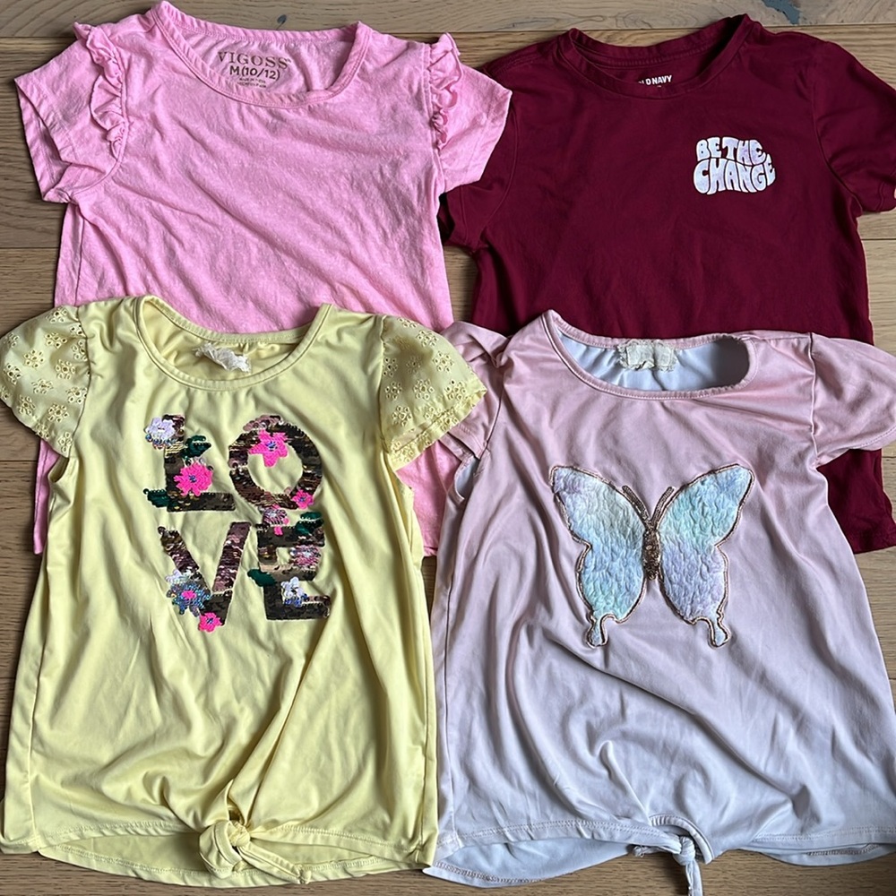Old Navy, btween, Vigoss Girls’ Short Sleeve Shirts (Size: 10-12)